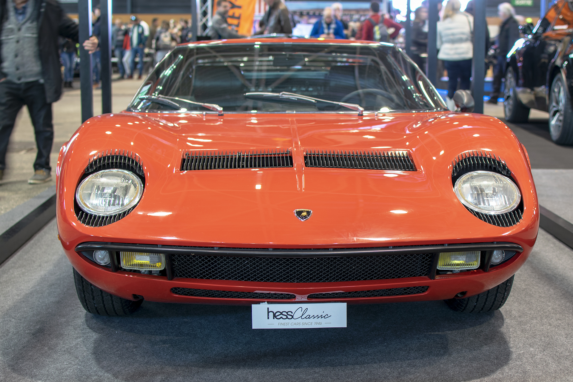 Lamborghini Miura P400S 1969 avant - Salon ,Auto-Moto Classic, Metz, 2019