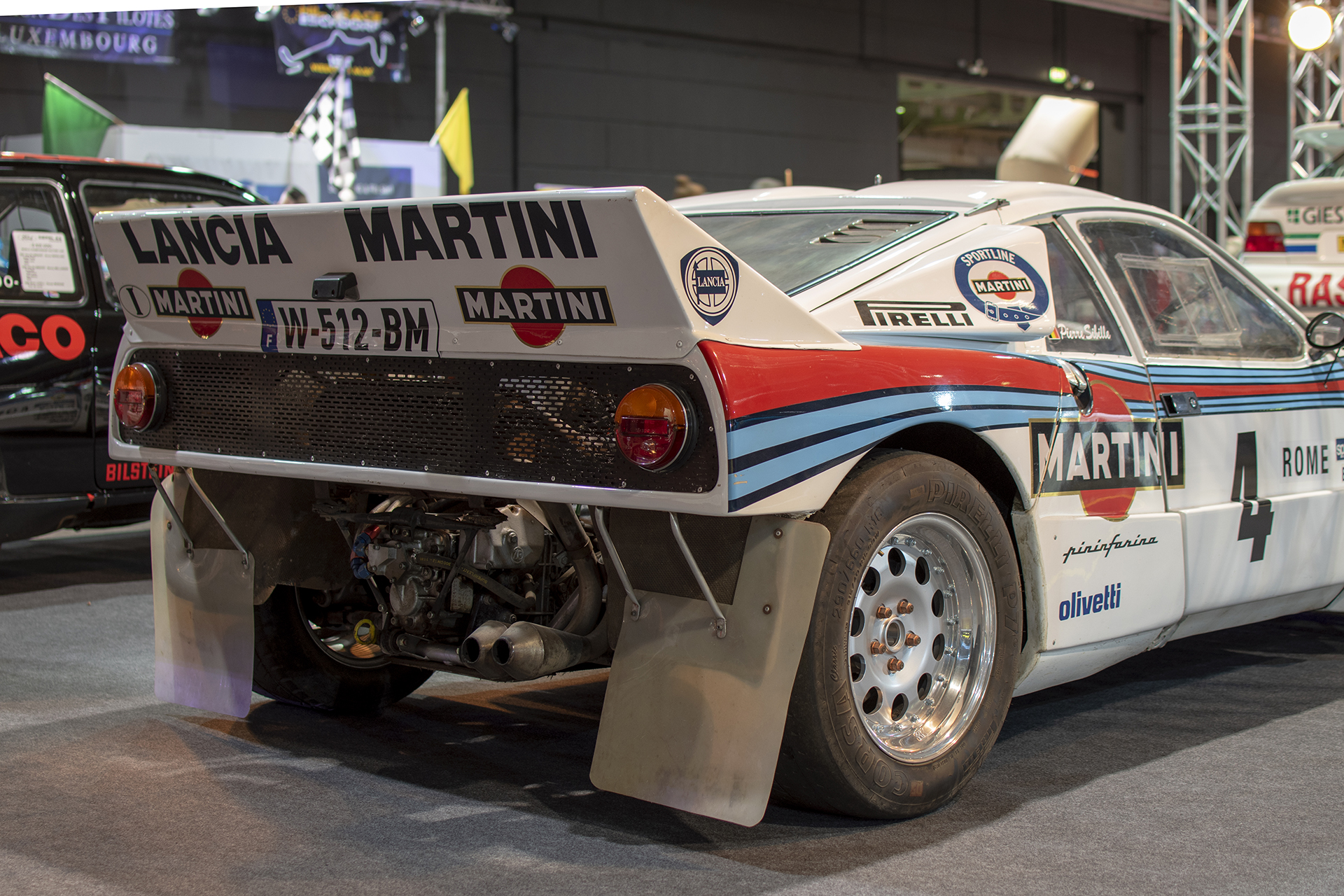 Lancia Rally 037 de compétition arrière - International Motor Show ,2023 ,Luxembourg