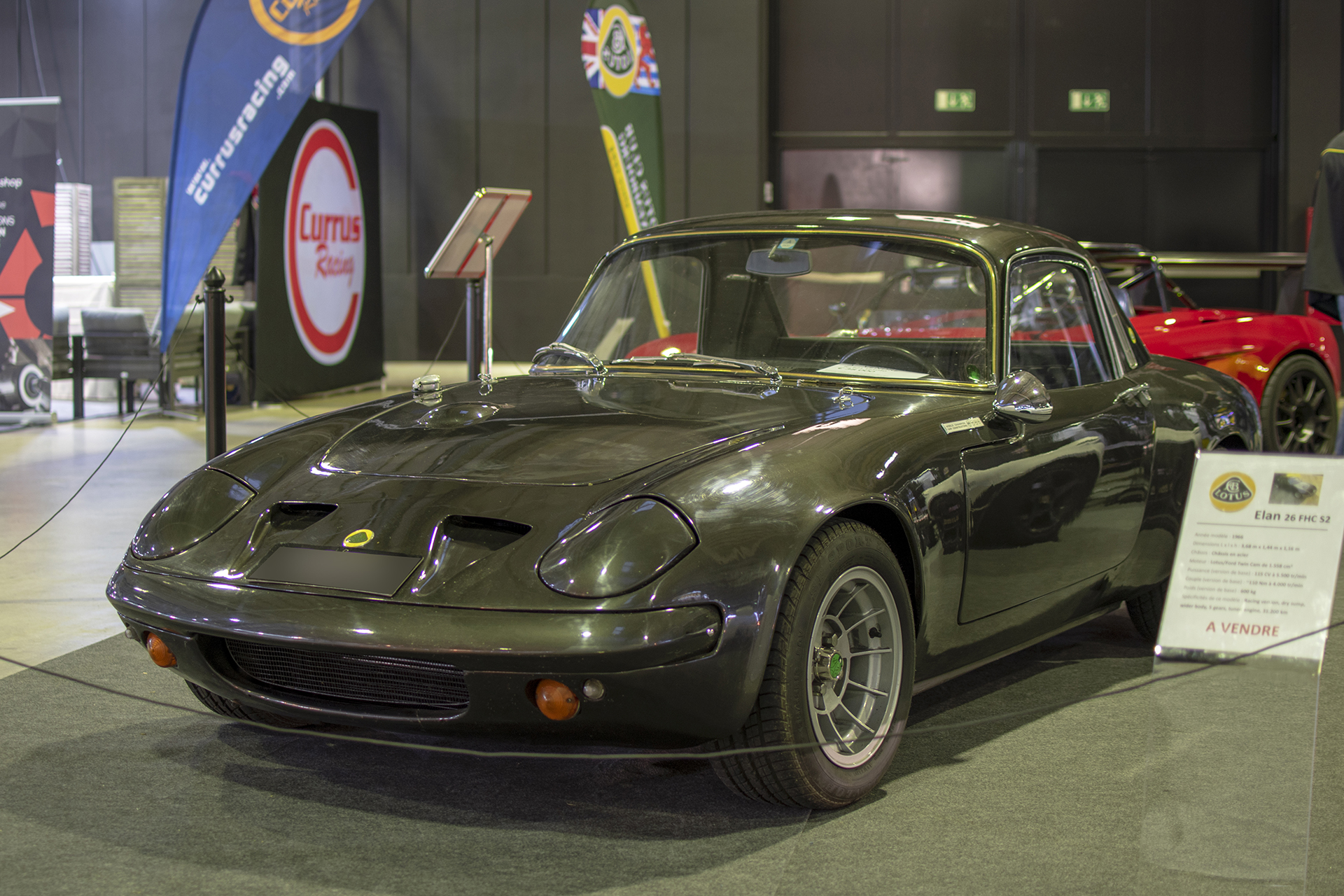 Lotus Elan coupé 26 FHC S2 1966  - International Motor Show ,2023 ,Luxembourg