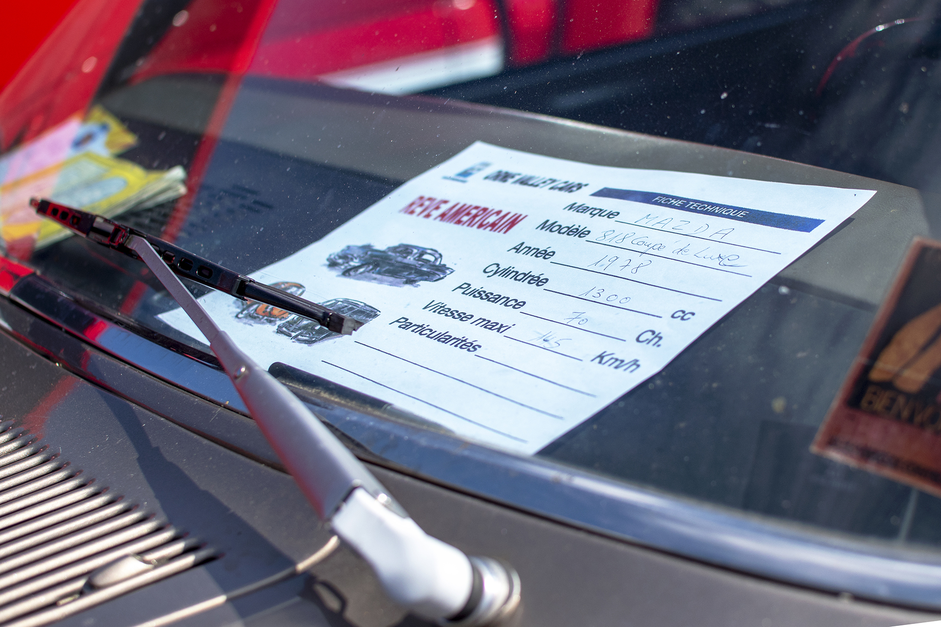 Mazda Grand Familia 818  coupé de luxe 1978 infos - Rêve américain, Ballastière Meeting, Hagondange, 2025