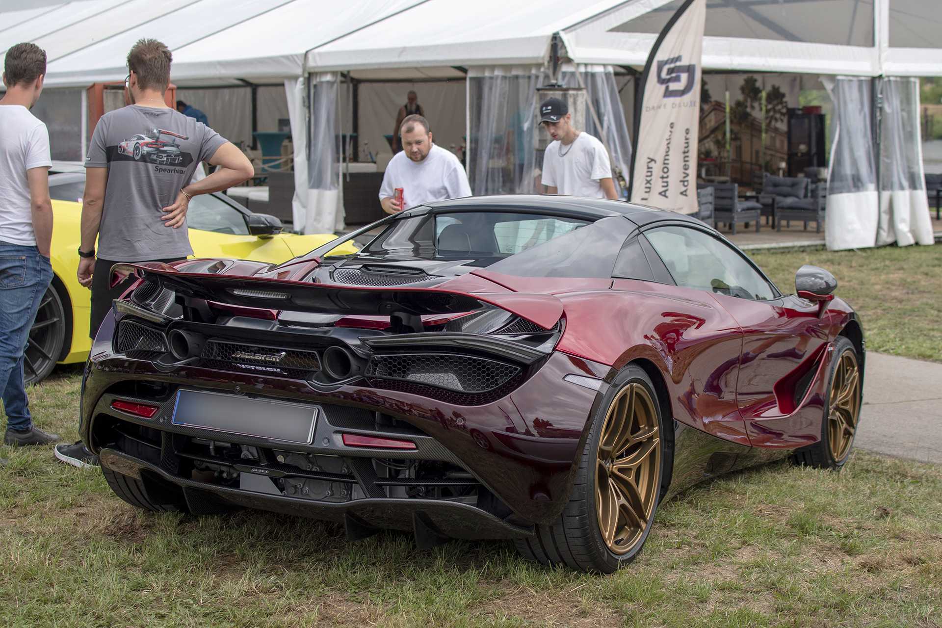 Mc Laren 720S Spider MSO velocity 2019 arrière - DreamCars Festival ,2023 ,Schwebsange ,port