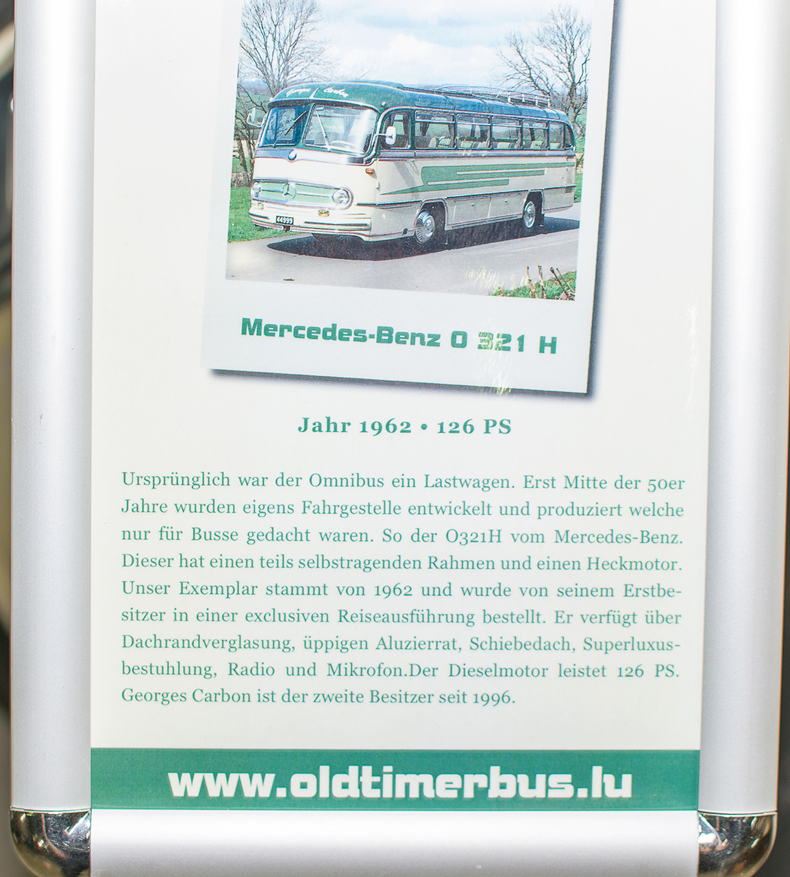 Mercedes-Benz O 321 infos - LOF, Autotojumble, Luxembourg, 2019