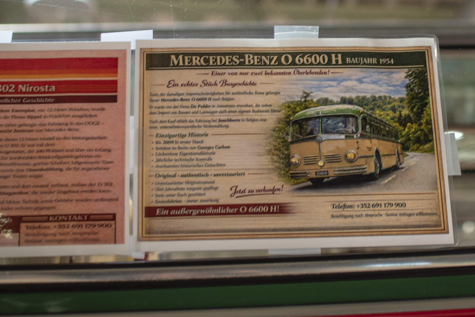 Mercedes-Benz O6600 H infos - LOF, Auto Jumble ,2026, Luxembourg, all thing classic, Japan classic