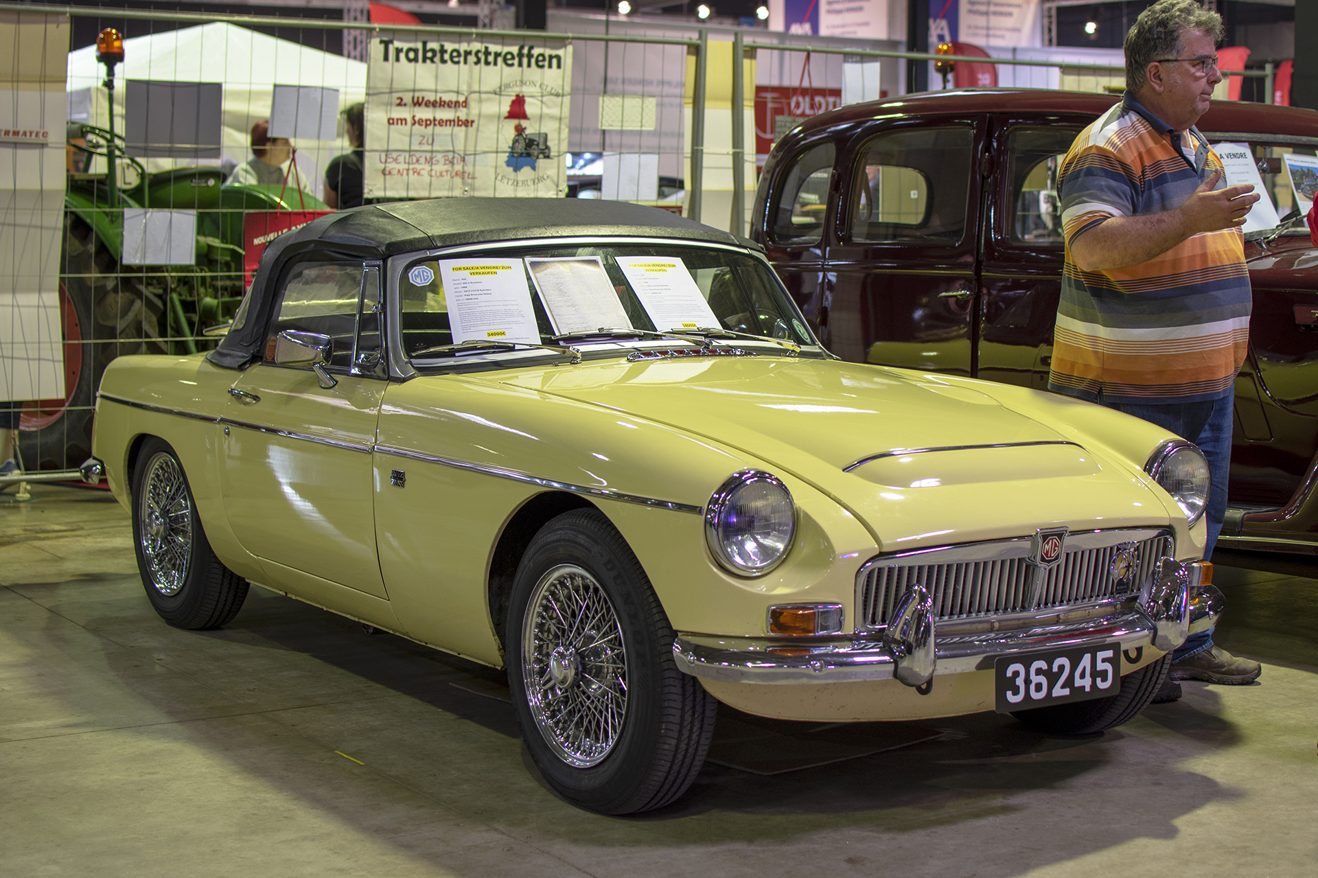 MG MGC Roadster 1969 - Auto Jumble ,2025, Luxembourg, all thing classic