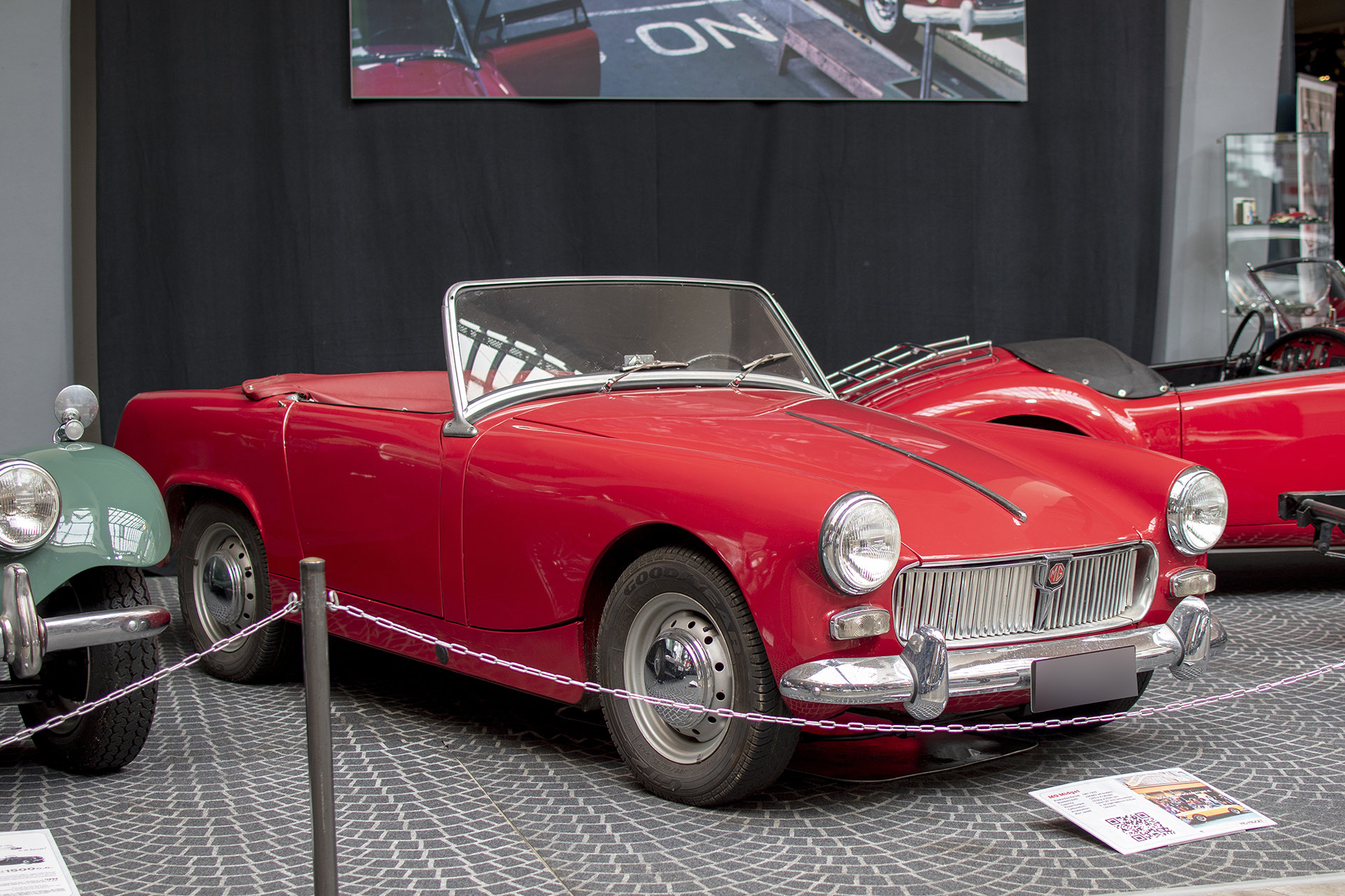MG Midget - Conservatoire National de Véhicules Historiques, Diekirch, exposition 100 ans de MG, 2023-2024