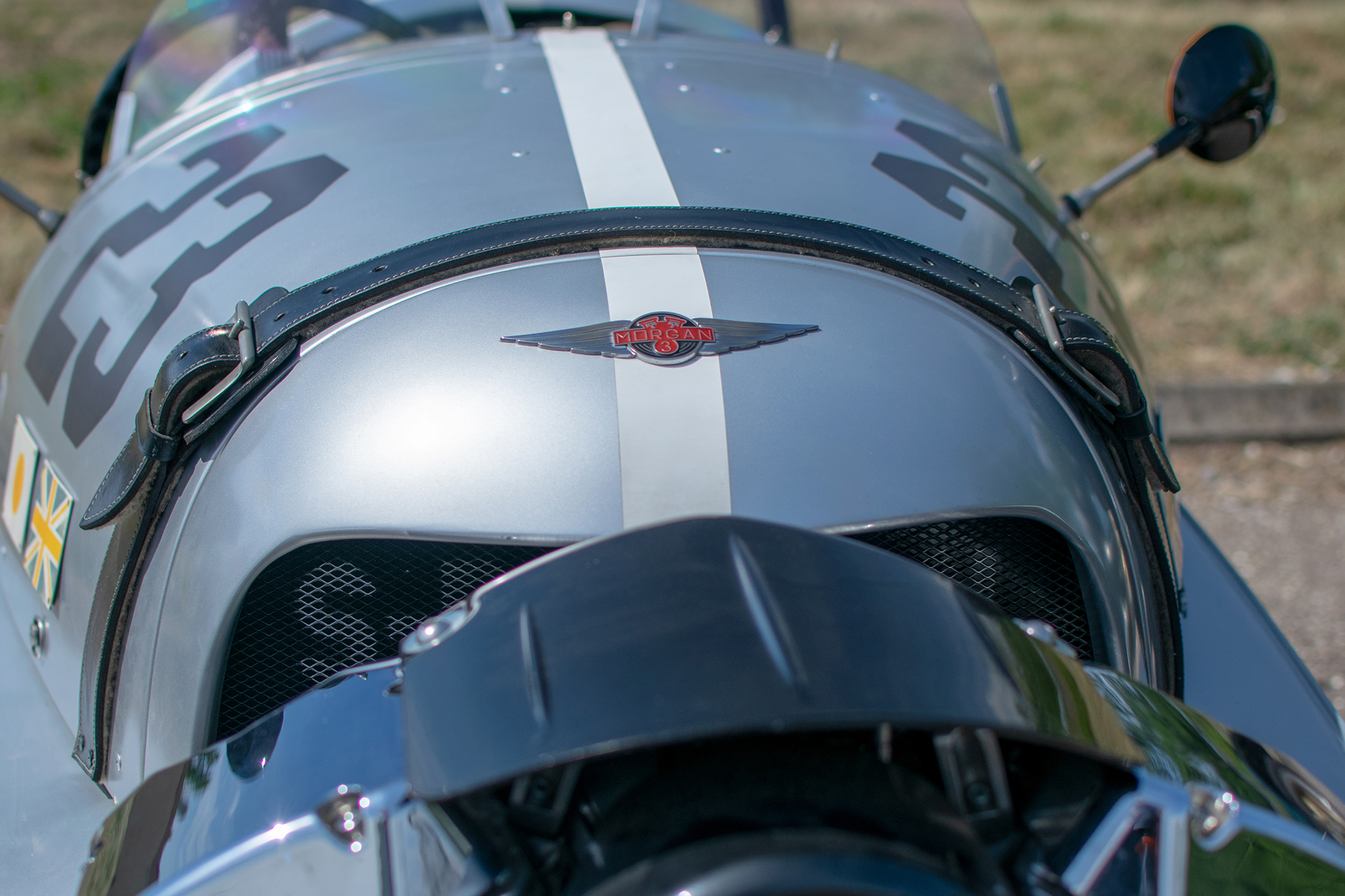 Morgan 3-Wheeler logo - Voitures & Mob's Anciennes et Sportives 2022 St-Julien-les-Metz
