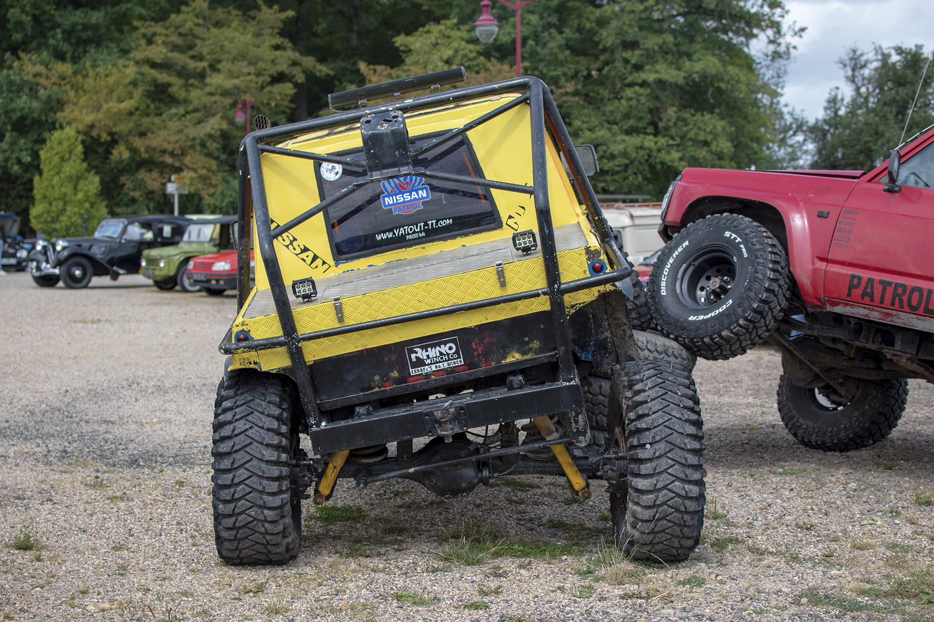 Nissan Patrol GR IV Y60 de compétition arrière  - Rassemblement ,Grindorff ,2023