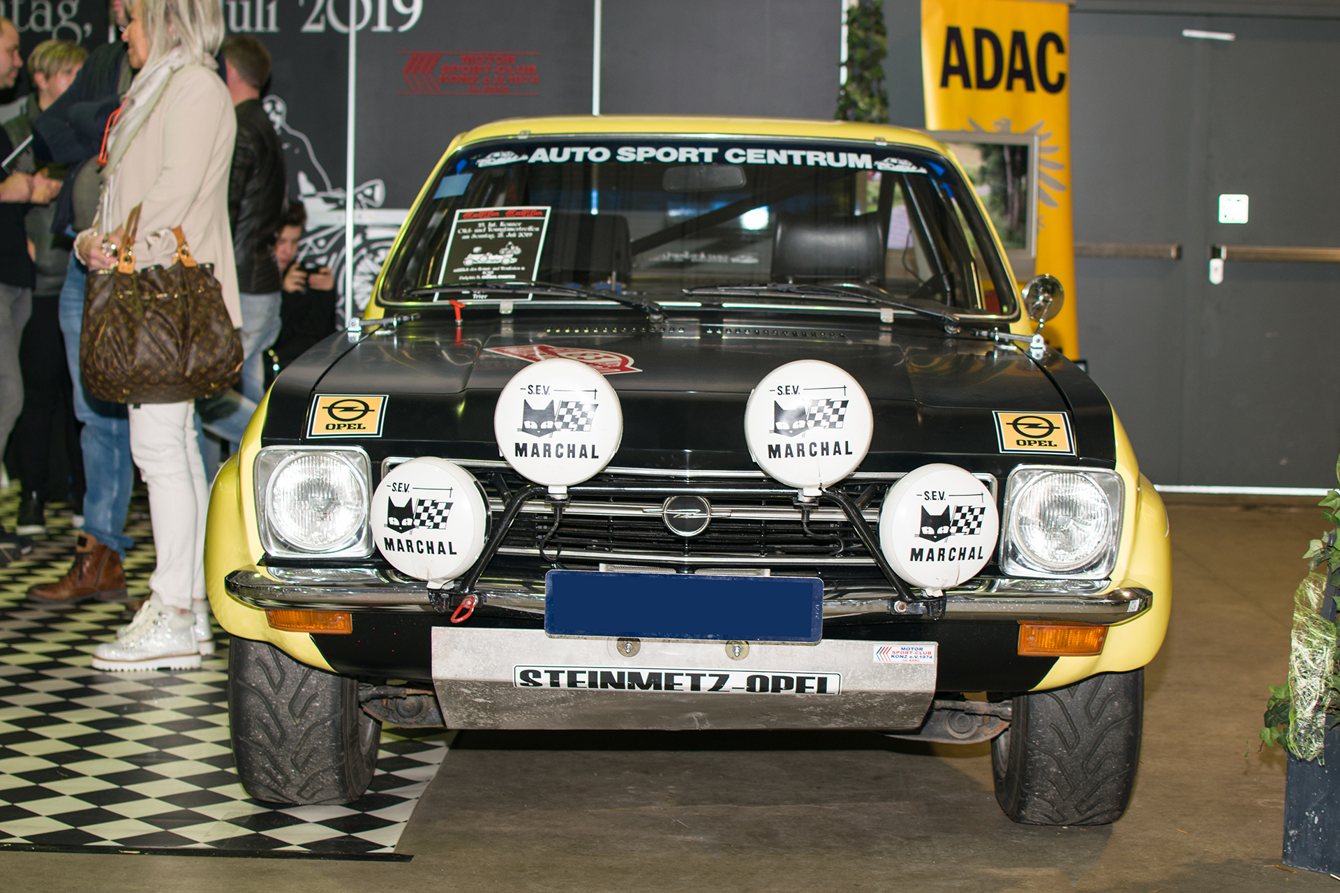Opel Ascona A 1900 SR de compétition 1976 avant - LOF, Autotojumble, Luxembourg, 2019
