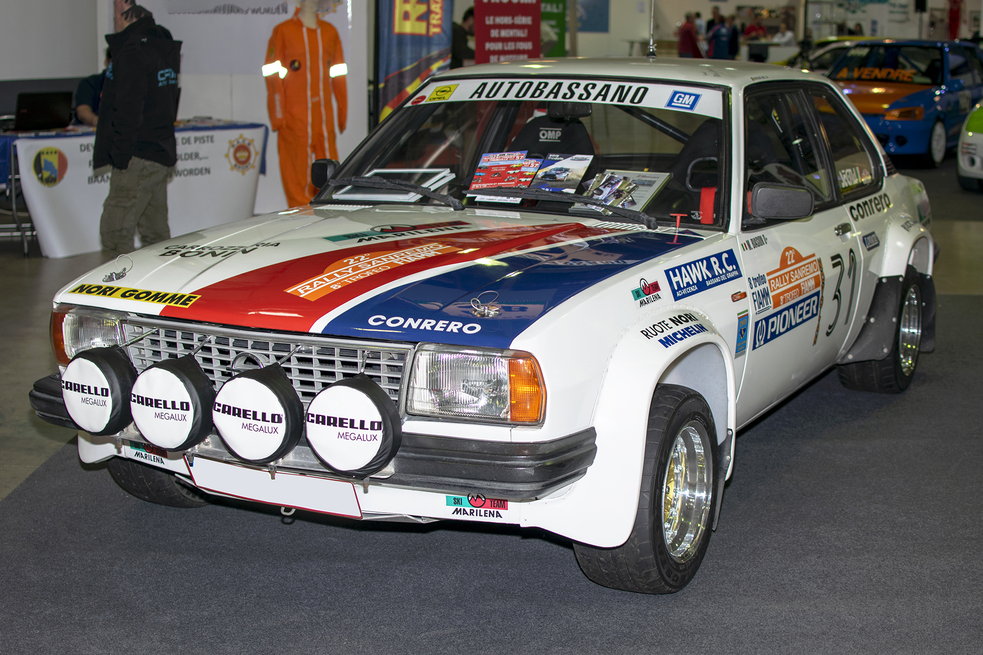 Opel Ascona B i2000 SR de compétition groupe 2 (Biasion) - International Motor Show ,Luxembourg ,2018 Opel Ascona B i2000 SR de compétition groupe 2 (Biasion) - International Motor Show ,Luxembourg ,2018