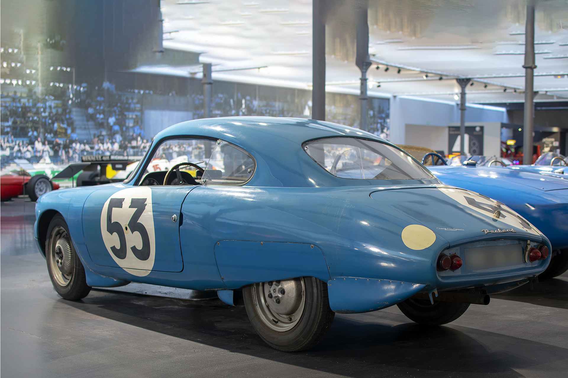 Panhard & Levassor CD de compétition Le Mans 1962 arrière - Cité de l'automobile, Collection Schlumpf, Mulhouse, 2020