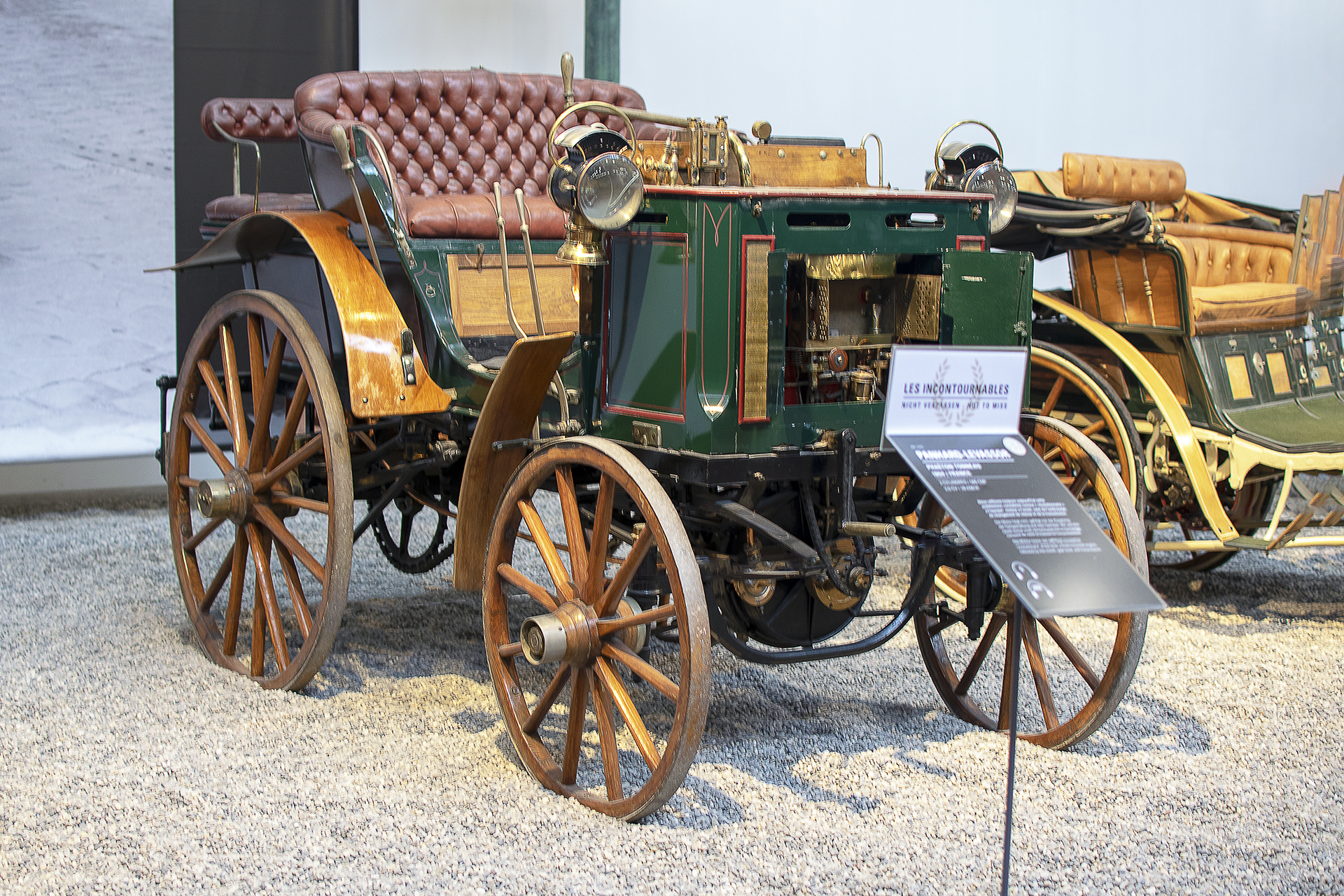Panhard & Levassor Phaëton tonneau 1894 -  Cité de l'automobile, Collection Schlumpf, Mulhouse, 2020 