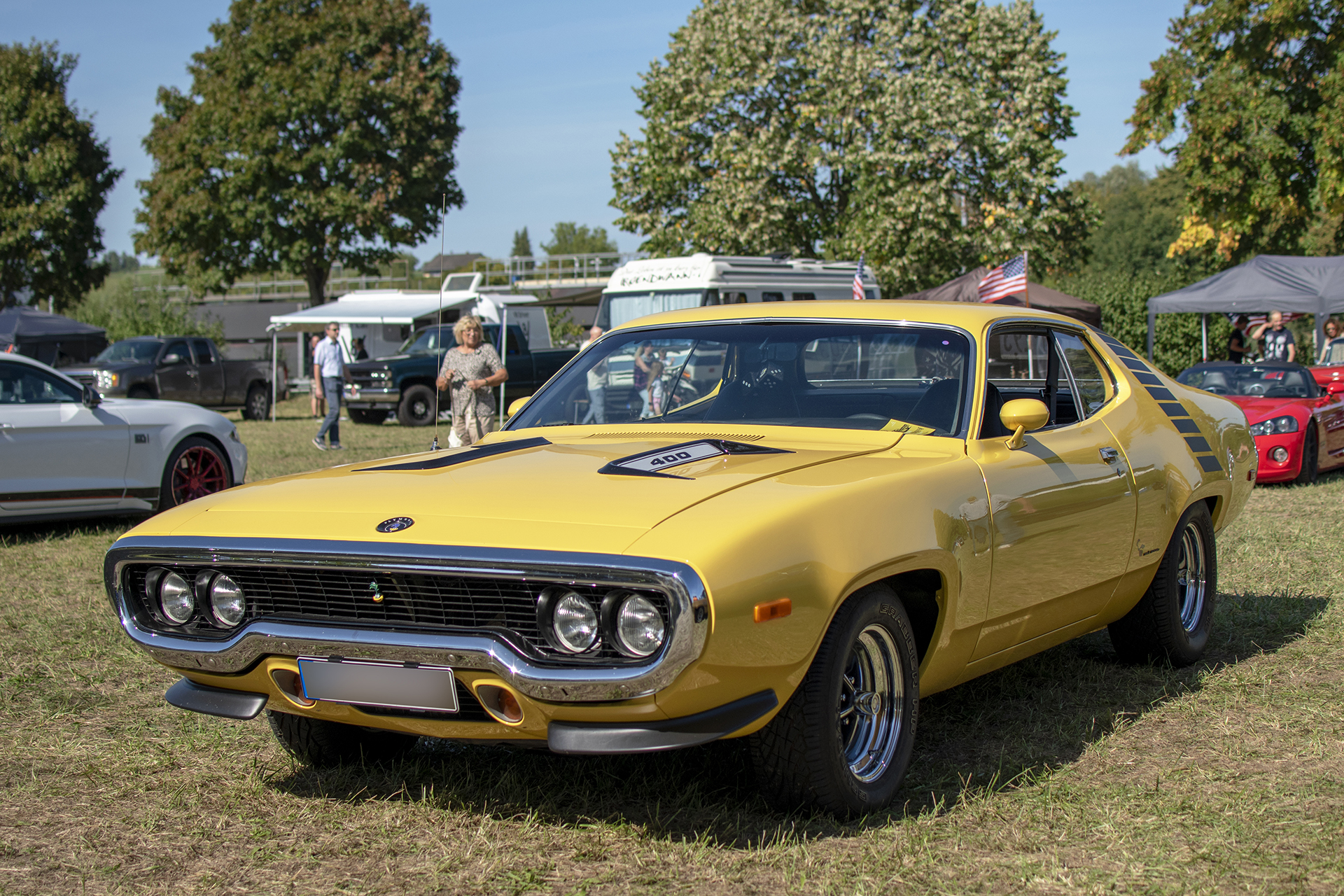 Plymouth GTX III 400 - American Roadrunners - Us Car Festival, 2025, Stadtbredimus