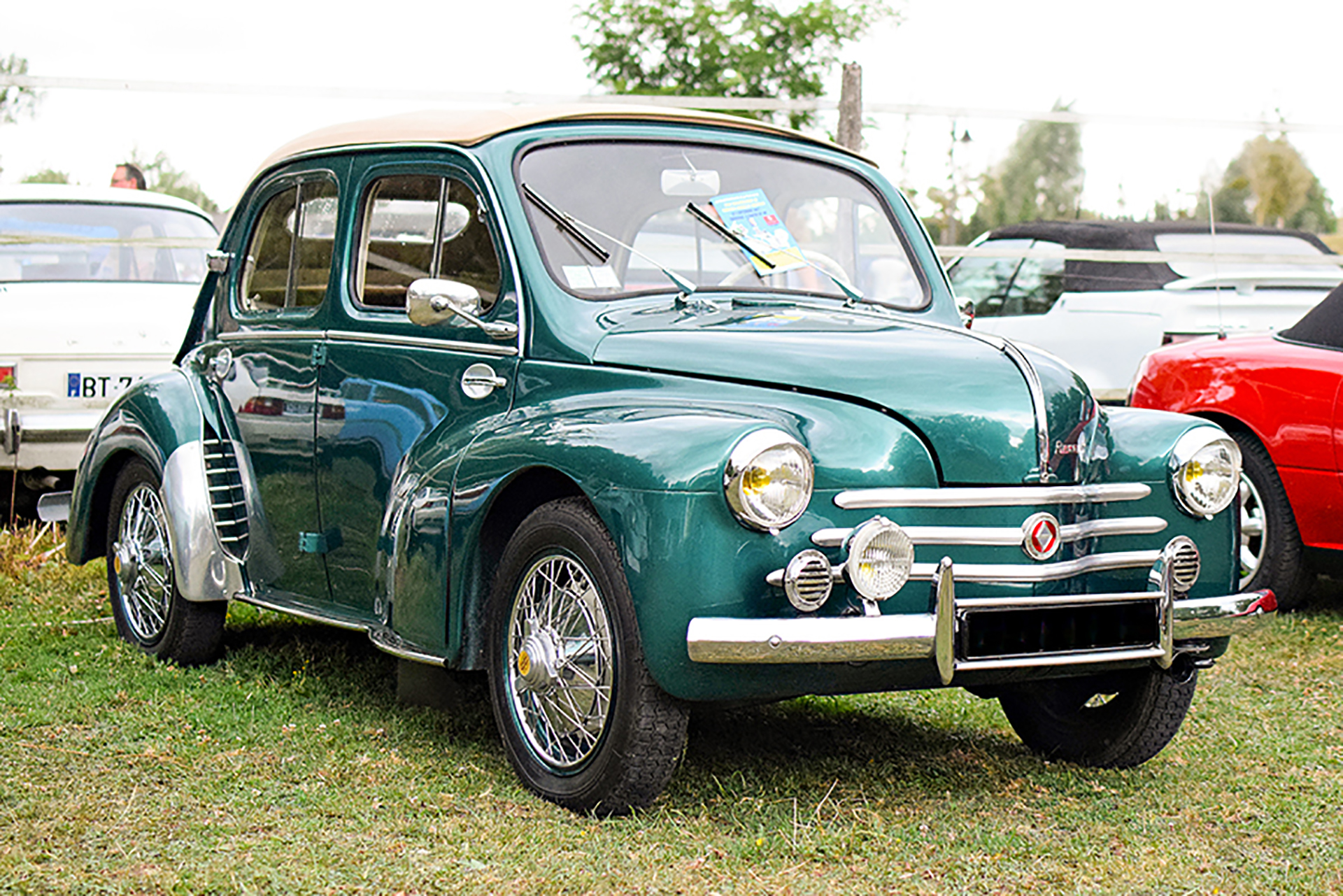 Renault 4CV découvrable - Automania 2017, Edling les Anzeling, Hara du Moulin
