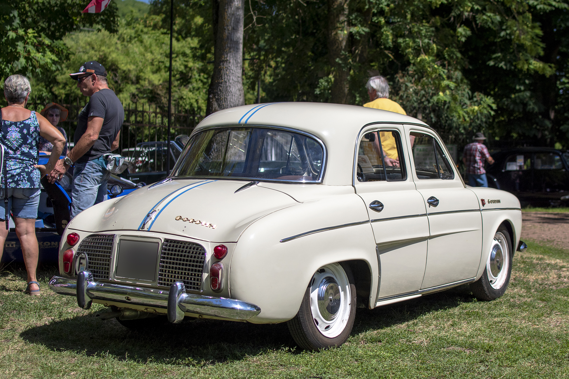 Renault Dauphine Gordini R1091 1971 arrière - Automania ,2023,Sierck-Les-Bains, Parc Valette, Fête de la St Jean