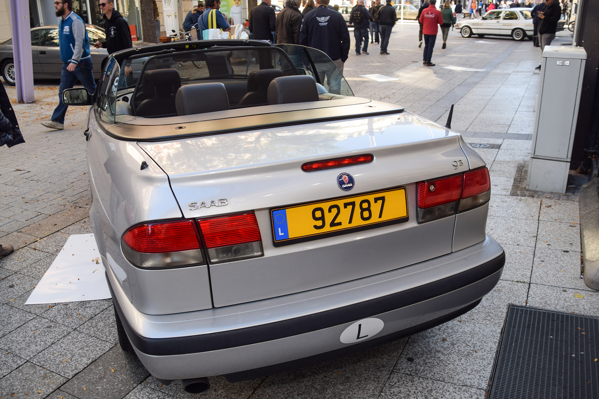 Saab 9-3 I arrière - LOF Oldtimer Breakfast Esch-sur-Alzette 2018