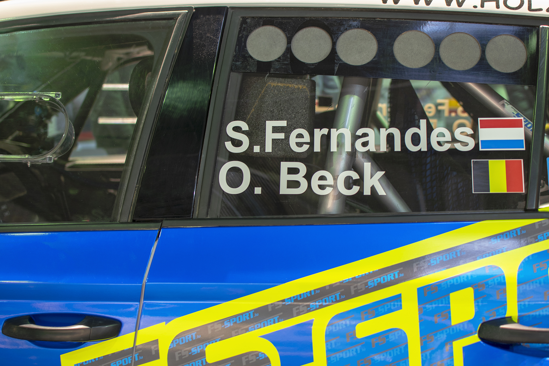 Škoda Fabia III R5 de compétition (Fernandes - Beck) pilotes - International Motor Show ,Luxembourg  ,2021