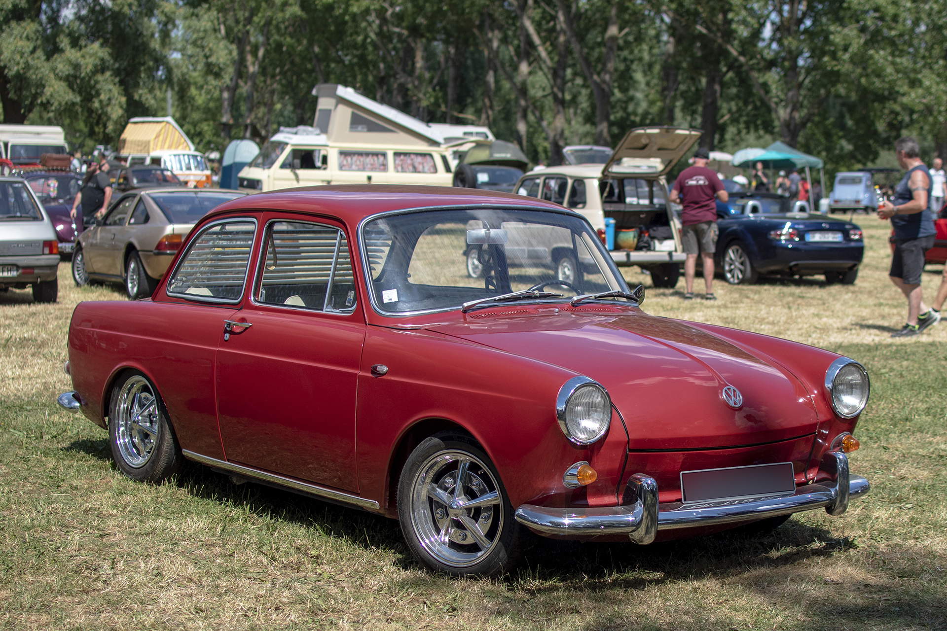 Volkswagen type 3 Notchback - Rétro Meus'Auto ,2023, Heudicourt, Lac de la Madine