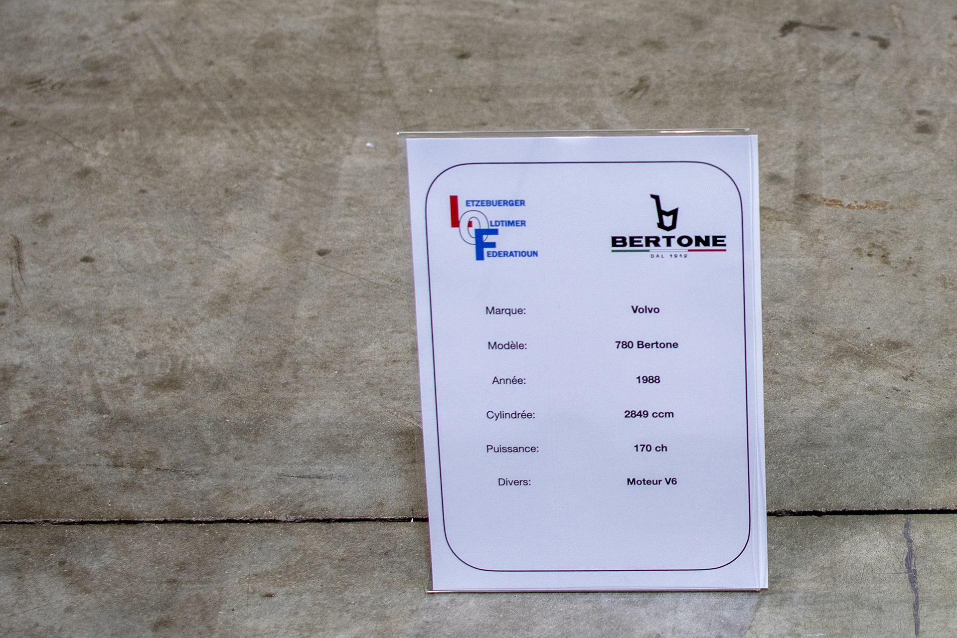  Volvo 780 Coupe Bertone 1988 - Auto Jumble ,2025, Luxembourg, all thing classic