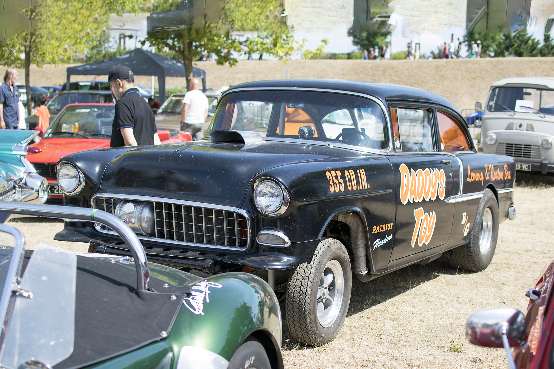 Chevrolet Bel Air II gaser - Rêve américain, Ballastière Meeting, Hagondange, 2019