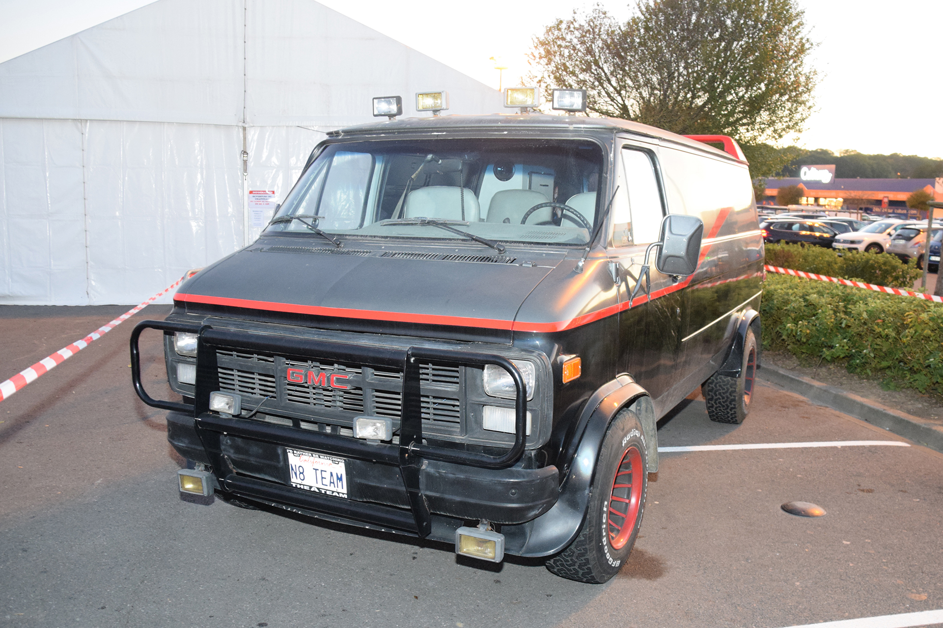 GMC Van III "L'Agence Tous Risques"' - Exposition ,voitures de films,Leclerc, Thionville, 2018