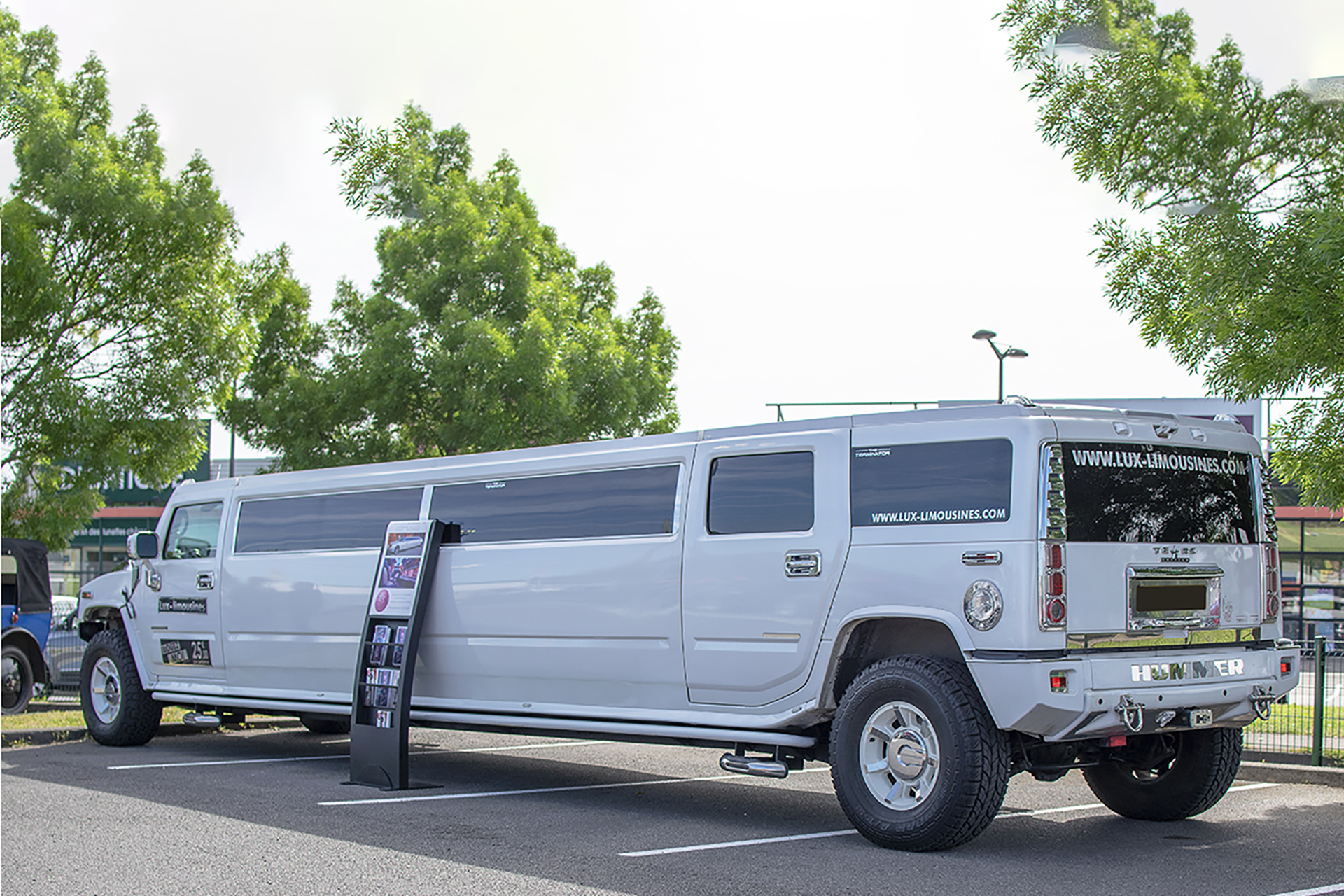 Hummer H2 limousine arrière - Autos Mythiques 57, Thionville, 2019