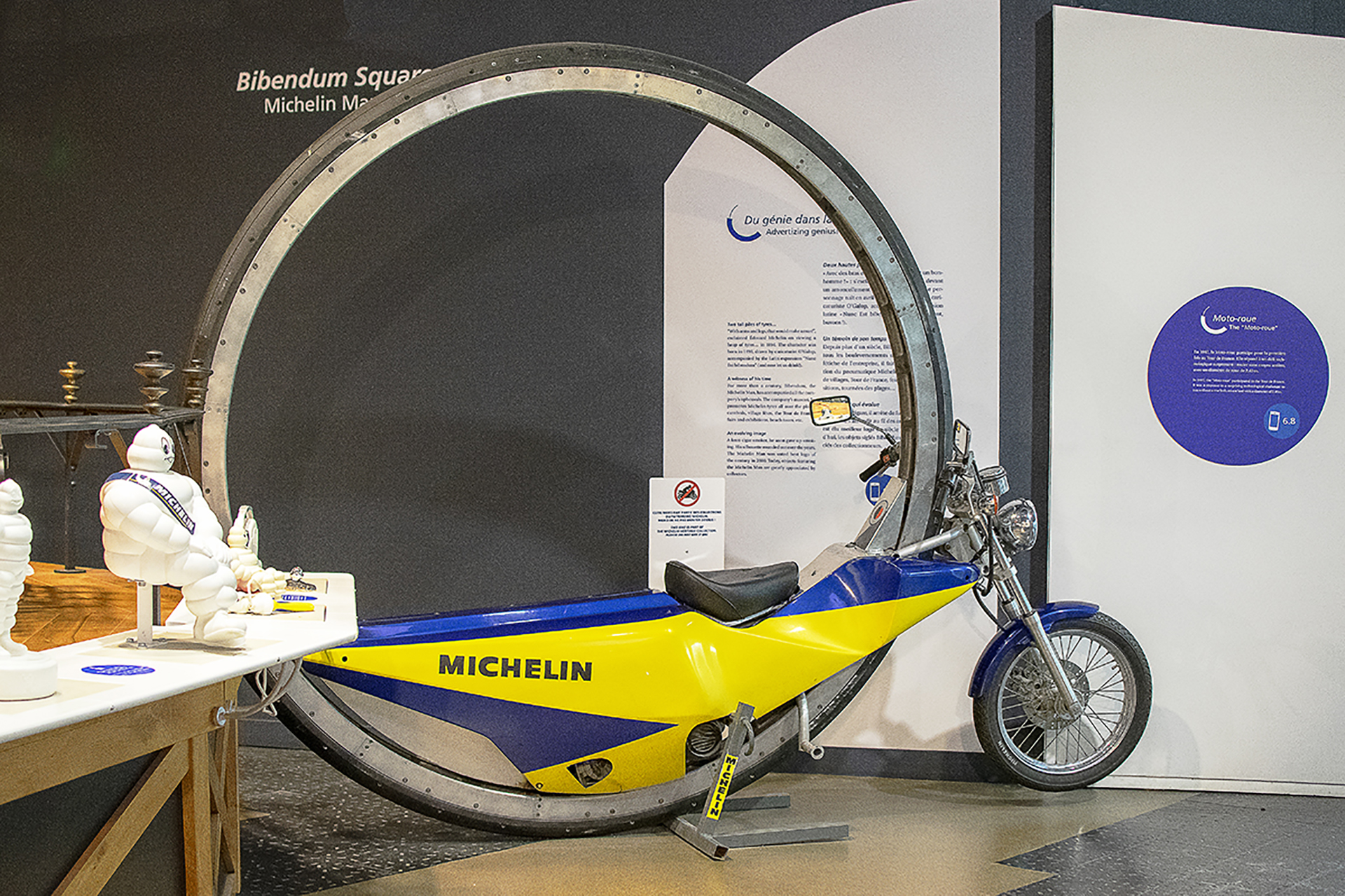 Moto roue - L'Aventure Michelin Clermont-Ferrand