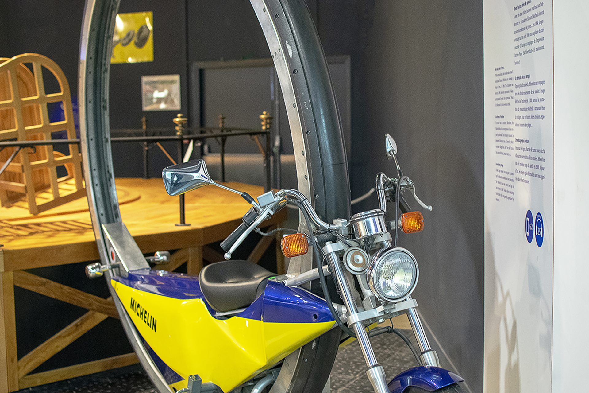 Moto roue - L'Aventure Michelin Clermont-Ferrand