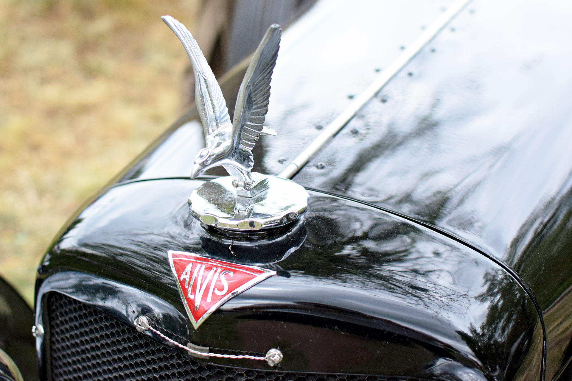 Alvis 12/70 roadster 1938 bouchon de radiateur - Automania 2017, Edling les Anzeling, Hara du Moulin