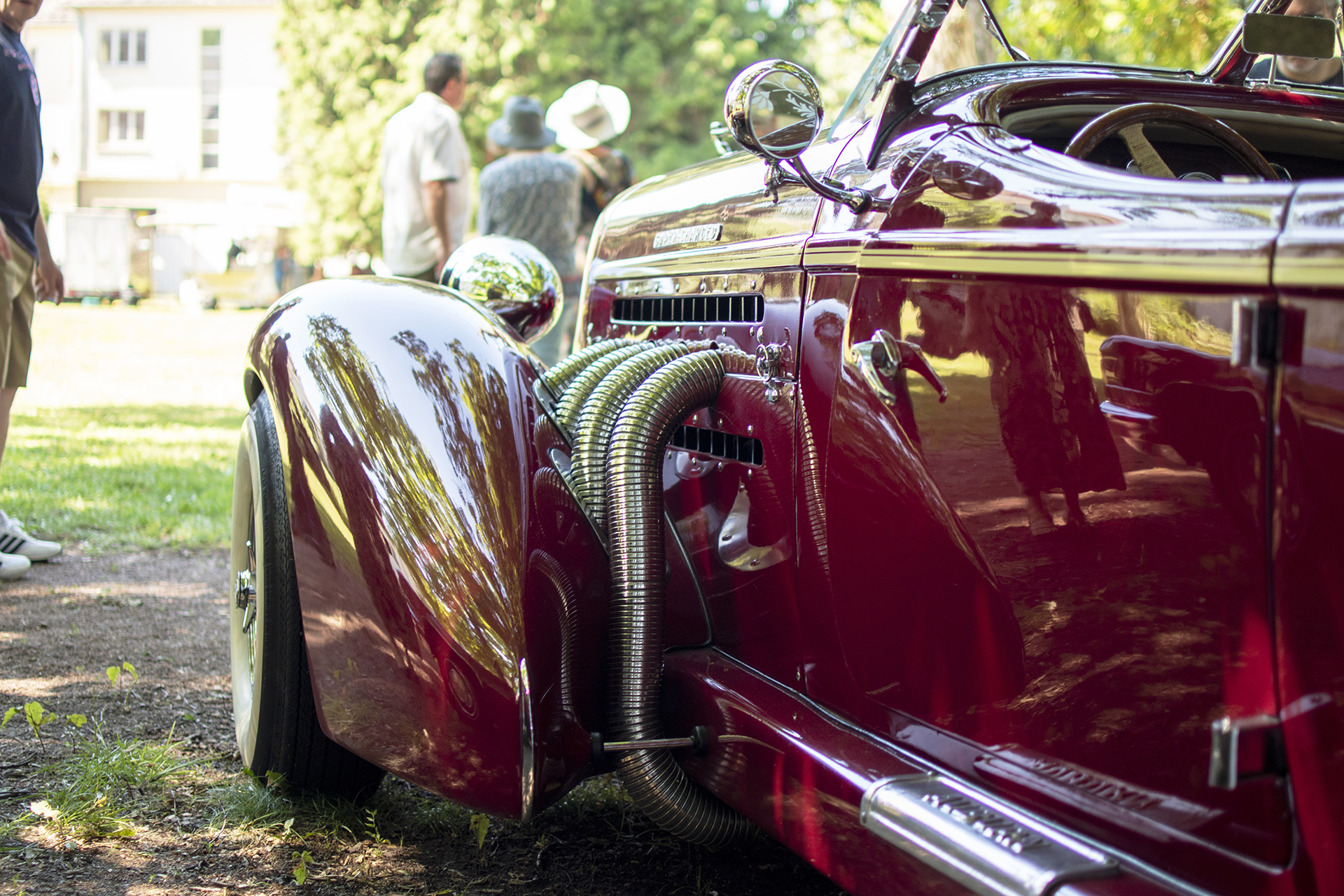 Auburn Speedster 851 / 866 côté - Automania ,2023,Sierck-Les-Bains, Parc Valette, Fête de la St Jean