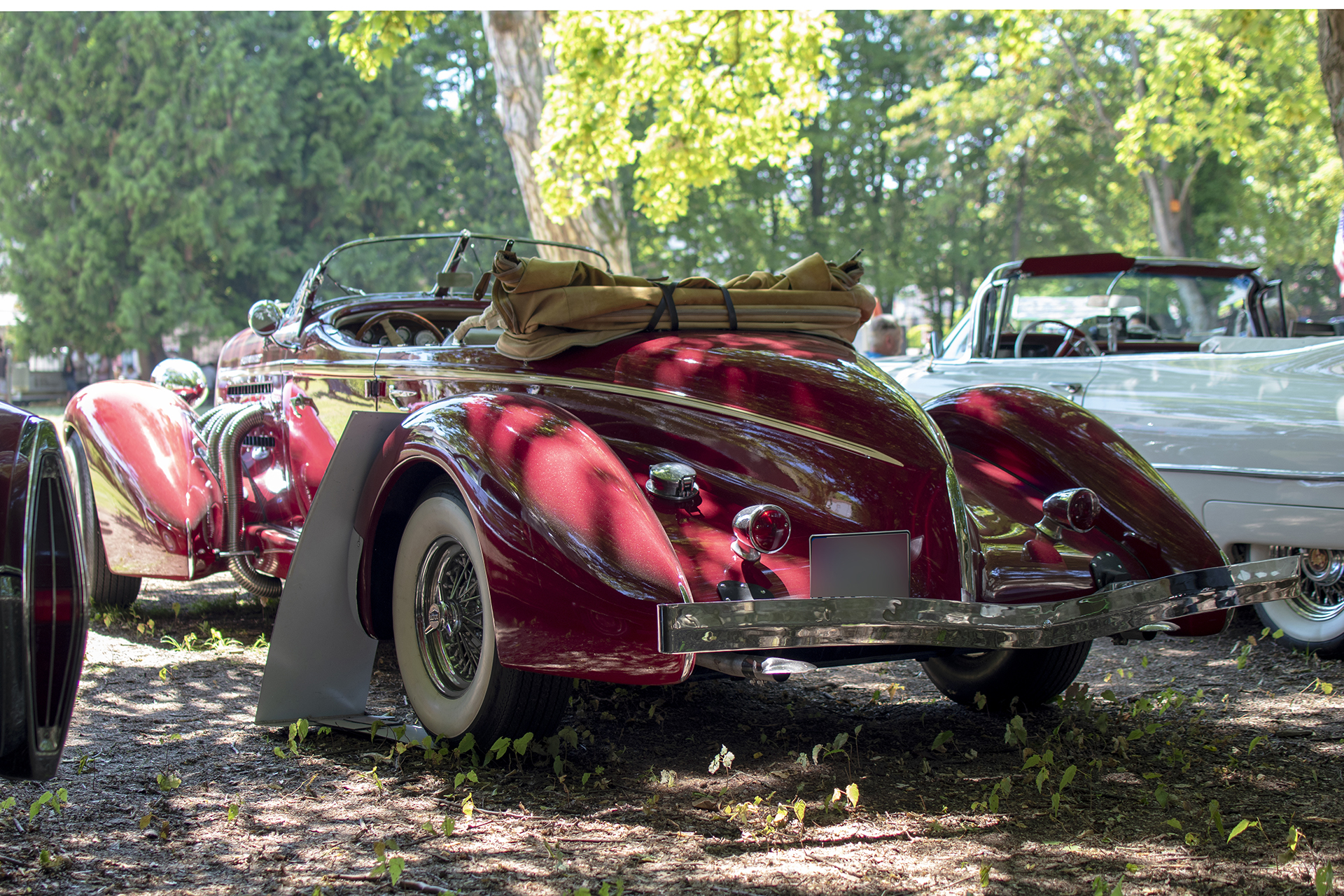 Auburn Speedster 851 / 866 arrière  - Automania ,2023,Sierck-Les-Bains, Parc Valette, Fête de la St Jean