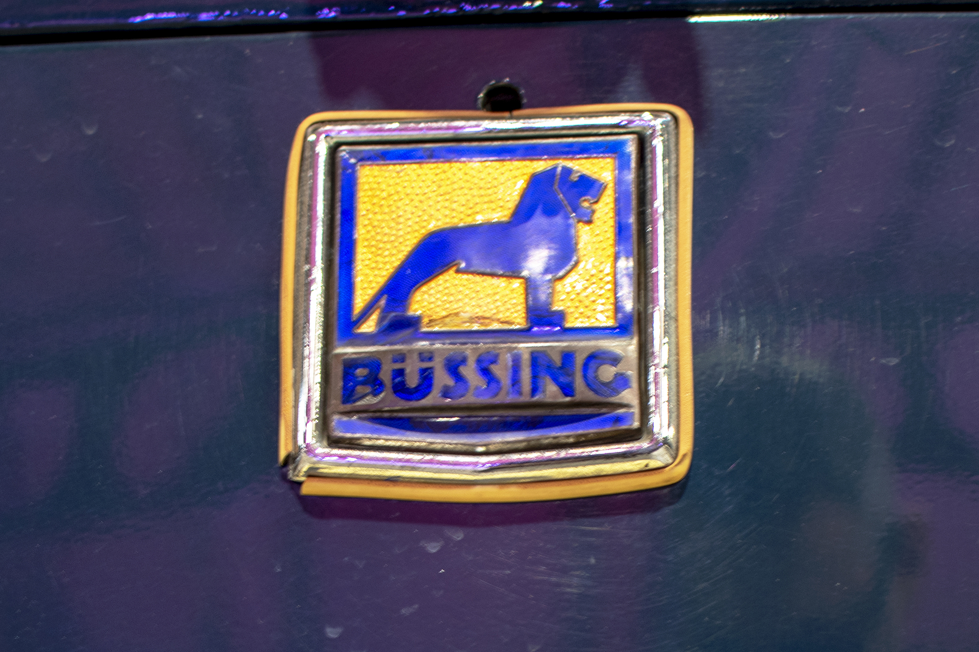 Büssing Autocar logo - LOF, Auto Jumble ,2026, Luxembourg, all thing classic, Japan classic