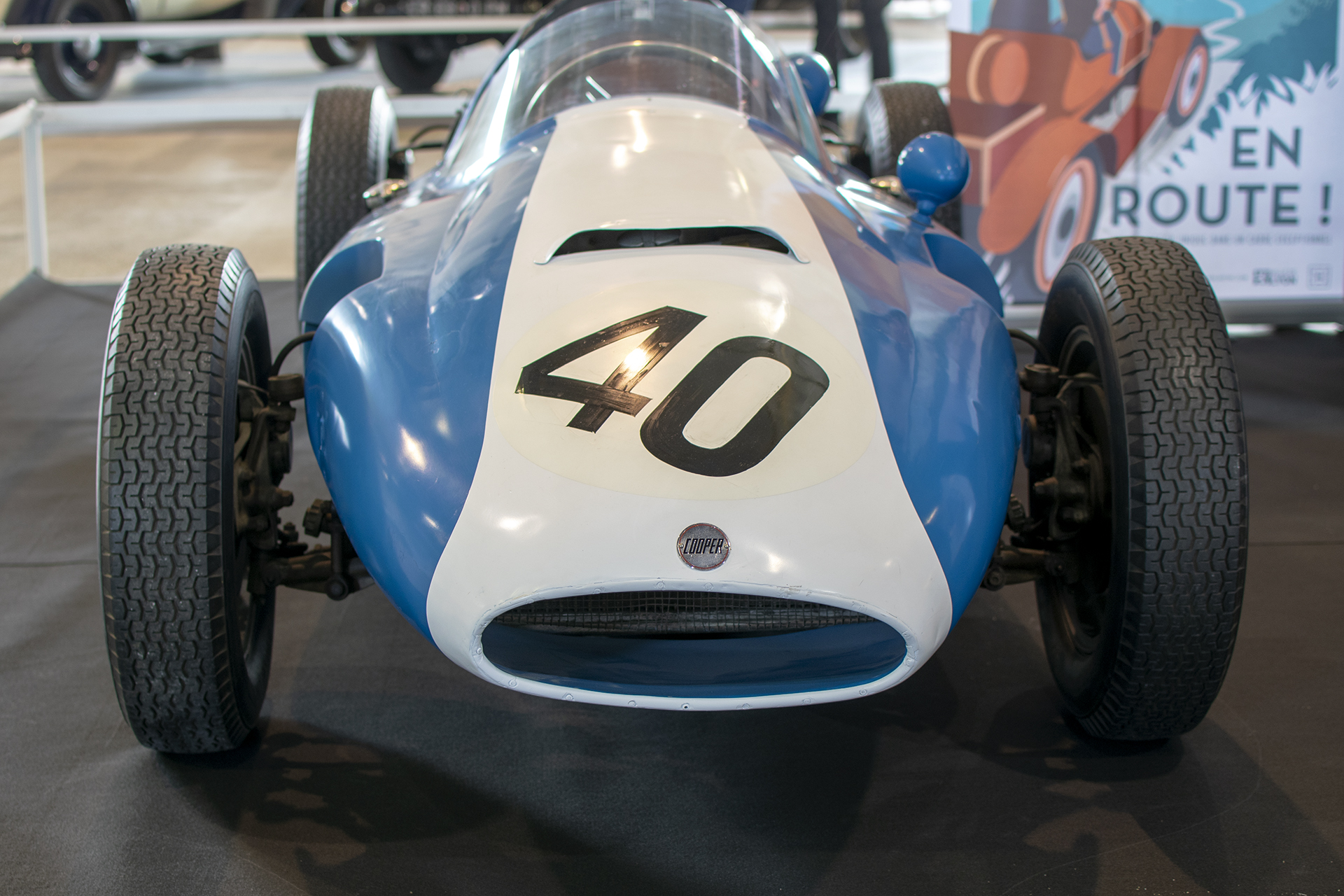 Cooper T51 1959 "Joe Schlesser" avant - Salon ,Auto-Moto Classic, Metz, 2019