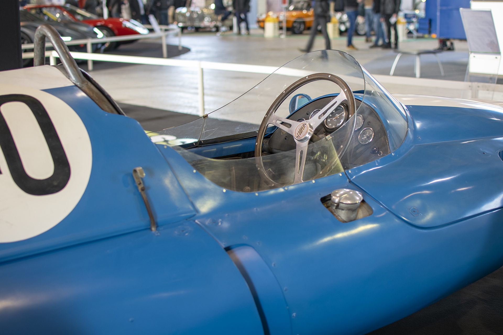 Cooper T51 1959 "Joe Schlesser" volant  - Salon ,Auto-Moto Classic, Metz, 2019