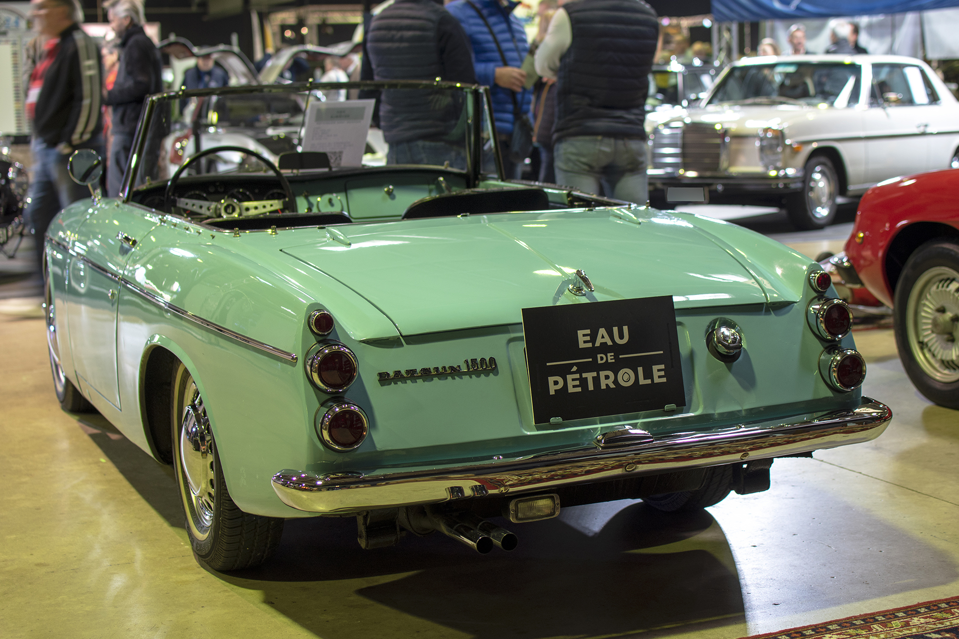 Datsun sports/Fairlady 1500 II 1964 arrière - Auto Jumble ,2024, Luxembourg, all thing classic