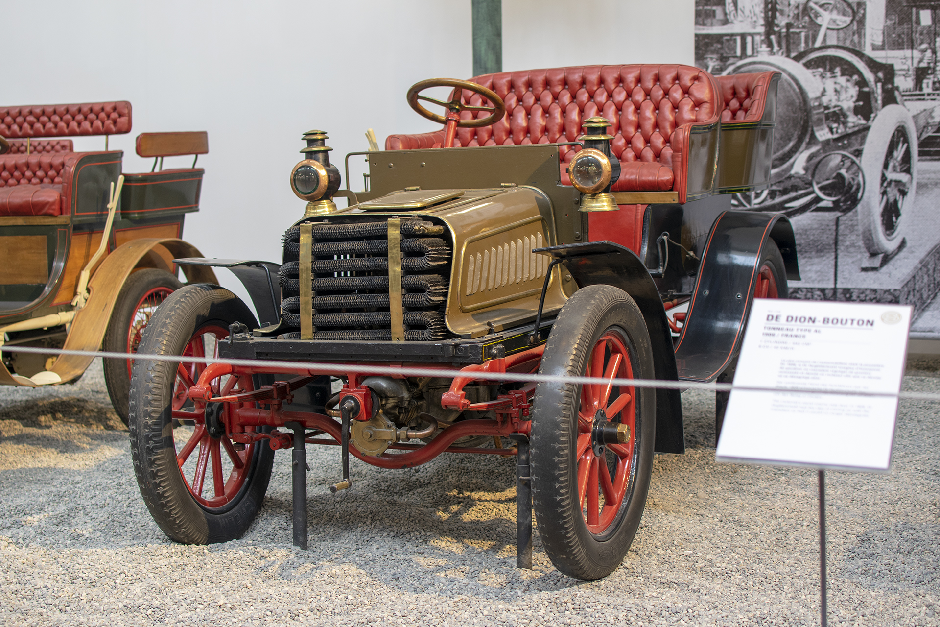 Decauville  10 HP tonneau 1903 - Cité de l'automobile, Collection Schlumpf, Mulhouse, 2020