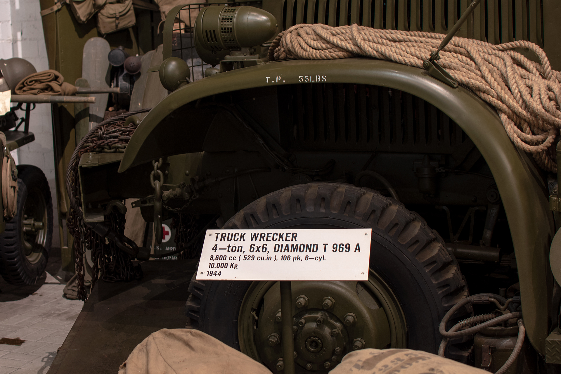 Diamond T 981 M20 1944 6x4 infos - Musée National d'Histoire Militaire, Diekirch