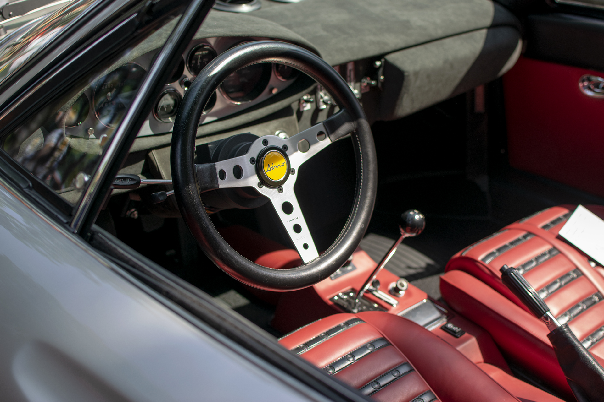 Dino 246 GTS volant - Automania 2022 , Lac de Creutzwald