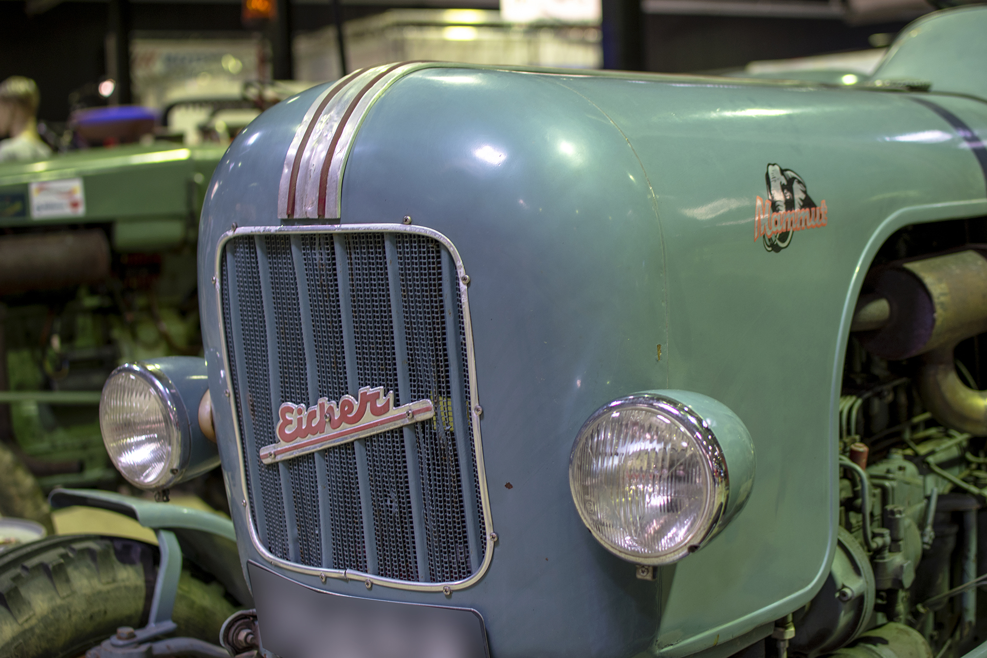 Eicher Mammut logo - LOF Auto Jumble ,2024, Luxembourg, all thing classic