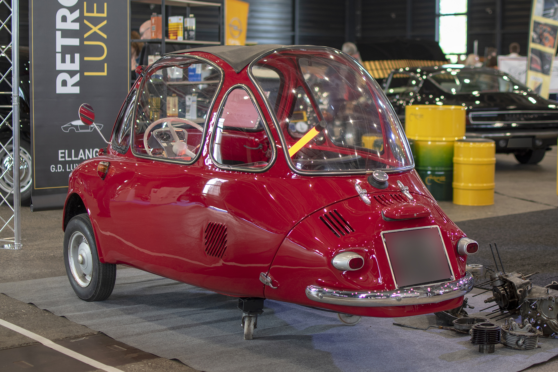 Heinkel Kabine 1957 arrière - Metz ,Auto Passion ,2024
