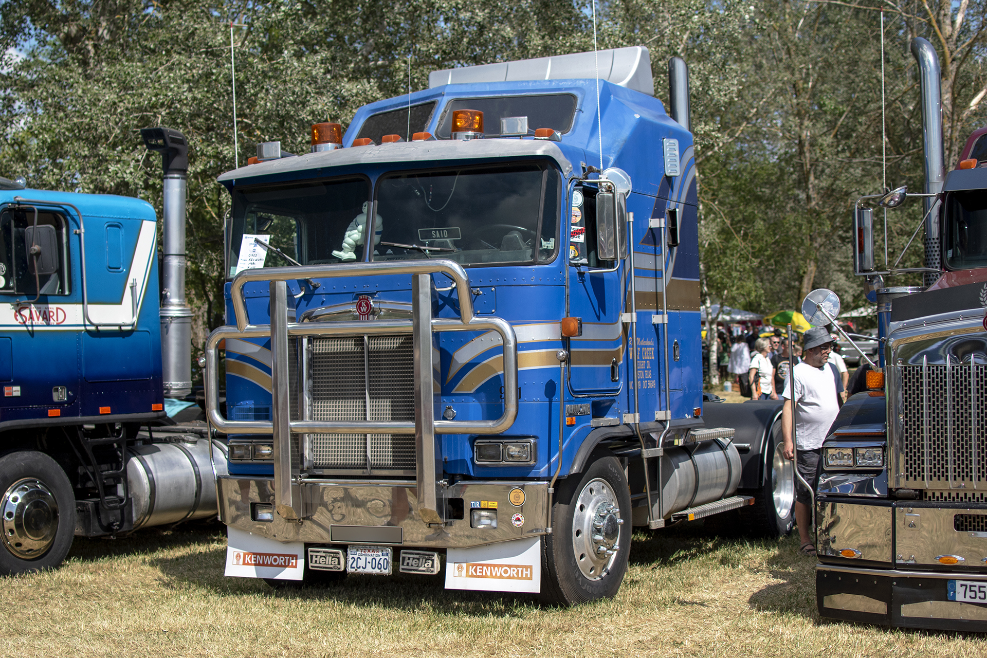 Kenworth K100 1984 - Rétro Meus'Auto ,2023, Heudicourt, Lac de la Madine